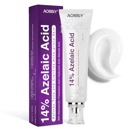 AOBBIY Azelaic Acid Acne Cream: Azelaic Acid For Face -...