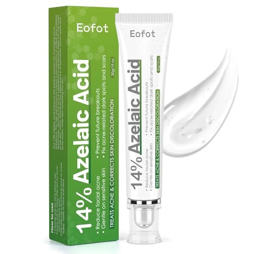 Eofot 14% Azelaic Acid Acne Cream, Azelaic Acid For Face...