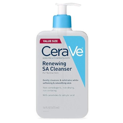 CeraVe Renewing Salicylic Acid Cleanser, Formulated With...