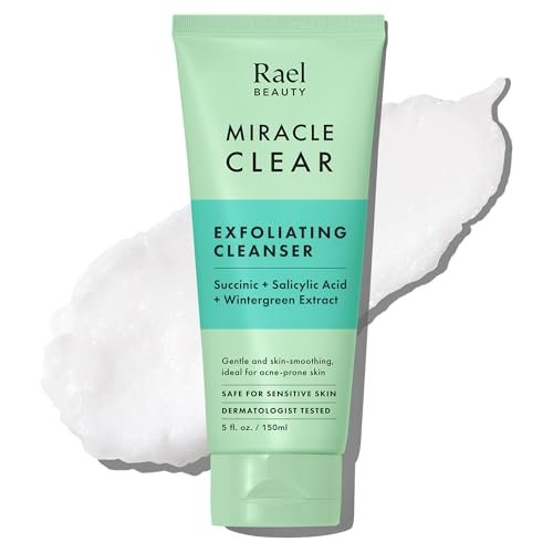 Rael Miracle Clear Face Wash – Gentle Exfoliating Cleanser...