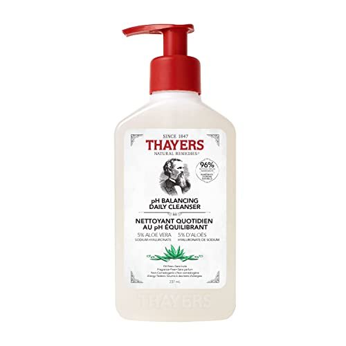 THAYERS pH Balancing Daily Cleanser, Face Wash with Aloe...