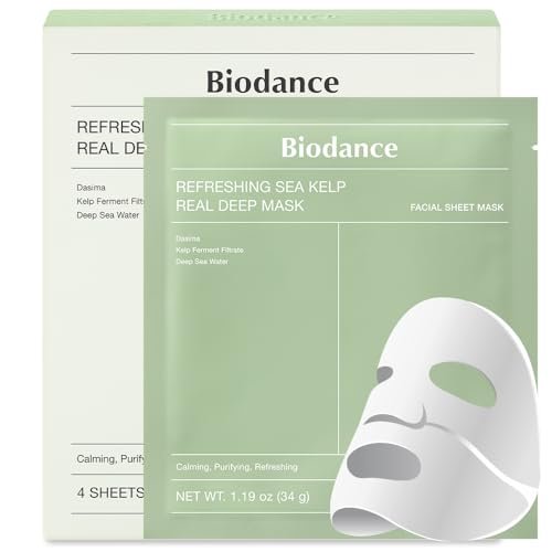 BIODANCE Refreshing Sea kelp Real Deep Mask, Overnight...