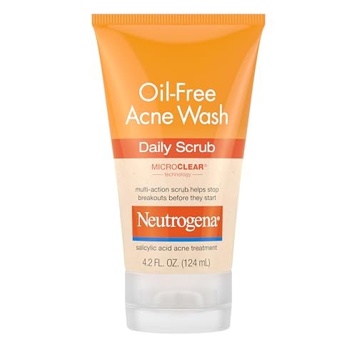 Neutrogena Oil-Free Acne Face Wash with 2% Salicylic Acid,...
