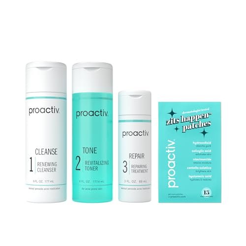 Proactiv 3 Step Acne Treatment w/ Pimple Patches -...
