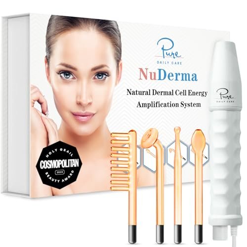 Pure Daily Care NuDerma Handheld Skin Therapy Wand Machine...