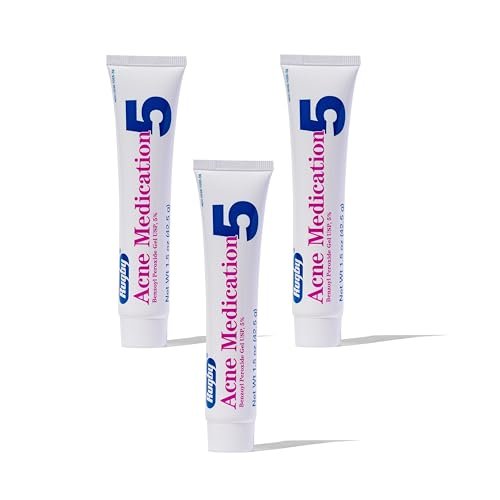 Rugby Acne Medication - Benzoyl Peroxide Gel USP 5% -...