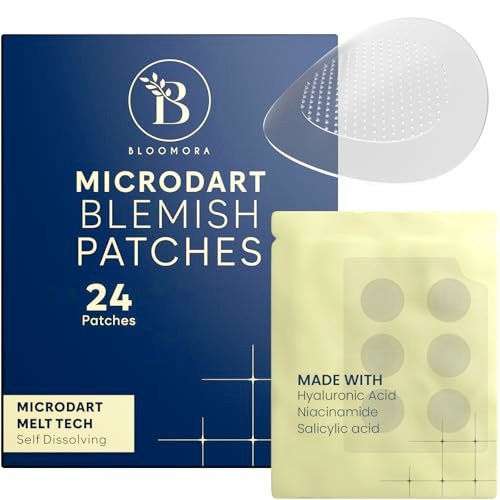 BLOOMORA Microdart Acne Patch, Zit Patches for Cystic Acne...