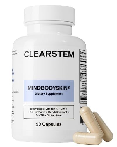 CLEARSTEM - MINDBODYSKIN Hormonal Acne Supplement (5-HTP) -...