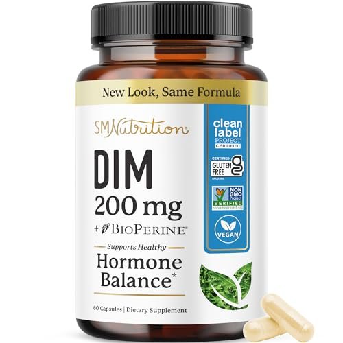 DIM Supplement 200 mg | Estrogen Balance for Women &...