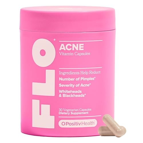 O Positiv FLO Acne Capsules – Reduce Number and Severity...