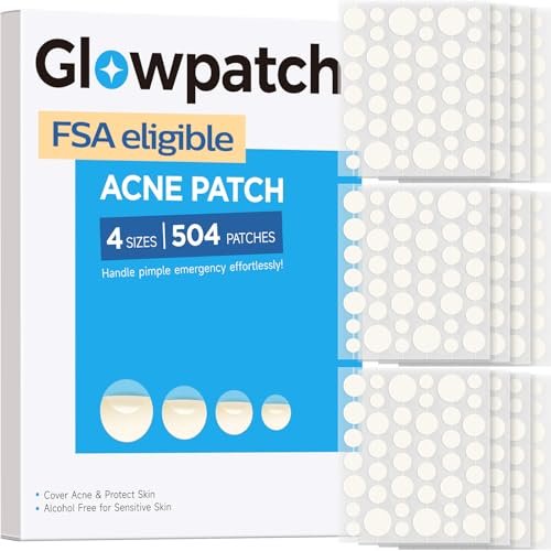 Glowpatch Pimple Patches for Face (504 Count), FSA Eligible...