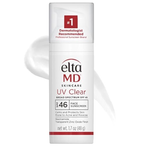 EltaMD UV Clear Face Sunscreen SPF 46, Oil Free for...