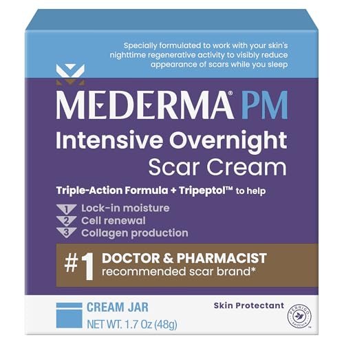 Mederma PM Intensive Overnight Scar Cream - Advanced Scar...