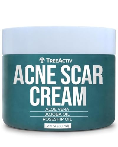 TreeActiv Acne Scar Treatment, 2 fl oz, Scar Cream for...