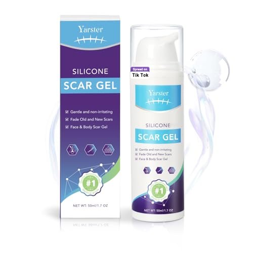 Yarster Silicone Scar Gel Scar Cream, Treats Old and New...