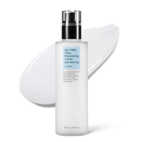 COSRX Oil Free Lotion with Birch Sap, Daily Acne Facial...