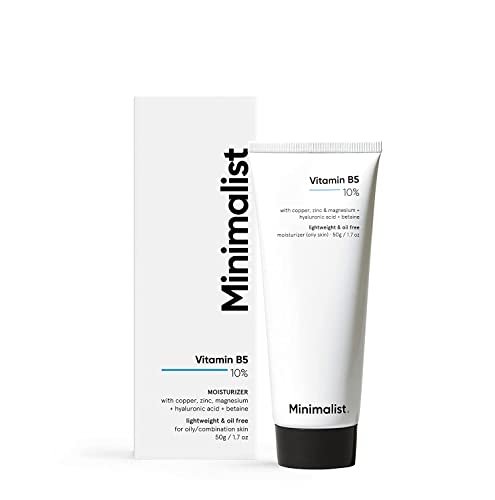 Minimalist 10% Vitamin B5 Face Moisturizer for Oily &...