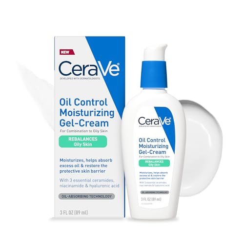 CeraVe Oil Control Moisturizing Gel-Cream, Face Moisturizer...