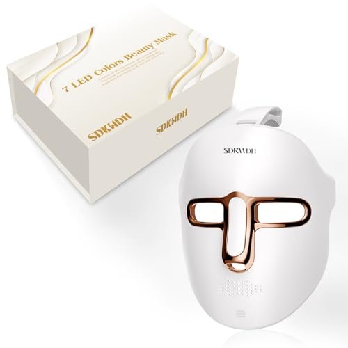 SDKWDH Red Light Therapy for Face, Led Anti-Aging Mask