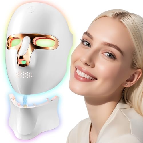 Red Light Therapy Mask for Face,Cordless LED Infrared...