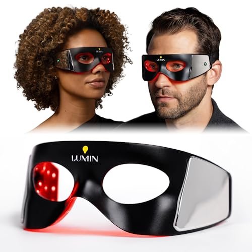Luminator LED Eye Mask for Men and Women: Anti-Aging Red