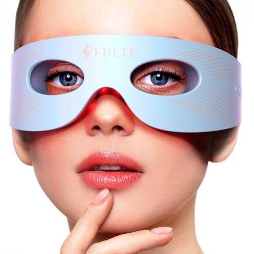Pedete Red Light Therapy for Eyes, 3 Modes Under-Eye Mask.