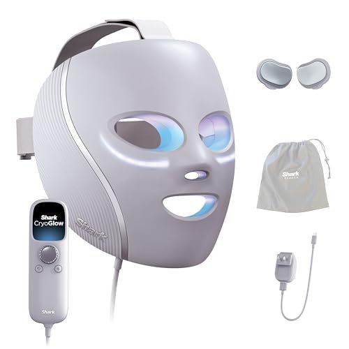 Shark CryoGlow LED Face Mask with Under-Eye Cooling Therapy