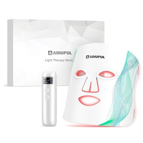 ADIUPUL Red Light Therapy Mask for Face, Infrared LED...