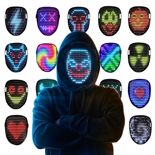 Mr.Pang LED Mask Light up Mask with Gesture Sensing