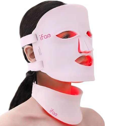 Aesthifae Red Light Therapy Mask for Face and Neck, 7