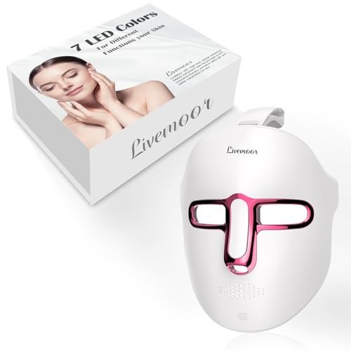SDKWDH Red Light Therapy for Face, Led Anti-Aging Mask