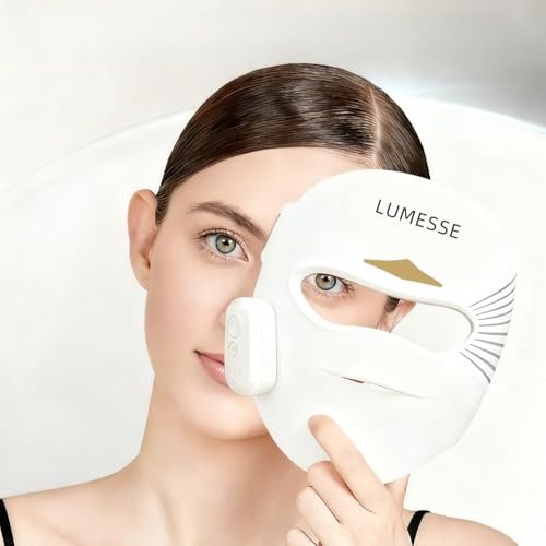 Lumesse At-Home Red Light Therapy Mask for Wrinkles and Acne