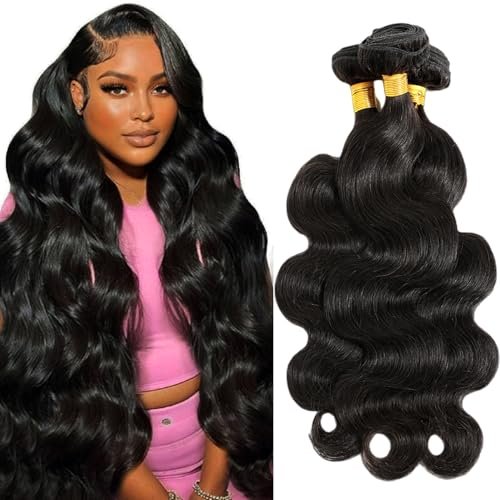 CSCHS 12A Human Hair Bundles 22 24 26 Body Wave