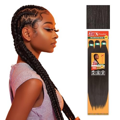Sensationnel X-pression prestretched braiding hair - 3x 58...