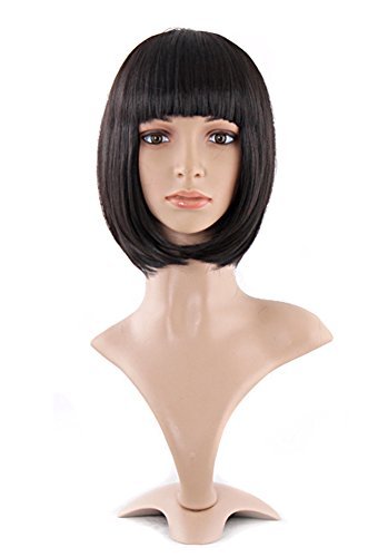 MapofBeauty 12 Inch/30cm Fashion Lady Short Straight Bangs...