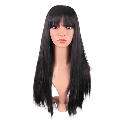 MapofBeauty 24 Inch/60 cm Women Long Straight Black...