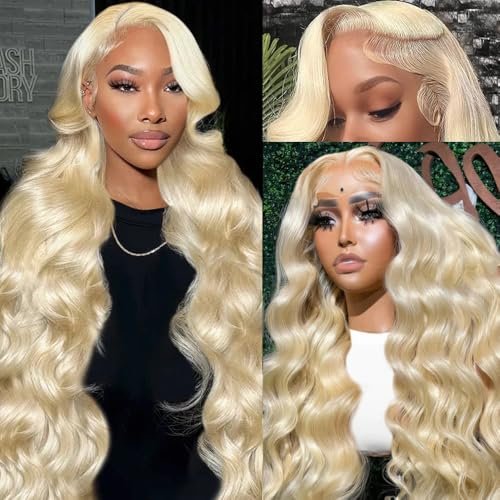 XIAPAY 13x6 613 Lace Front Wig Human Hair Body Wave