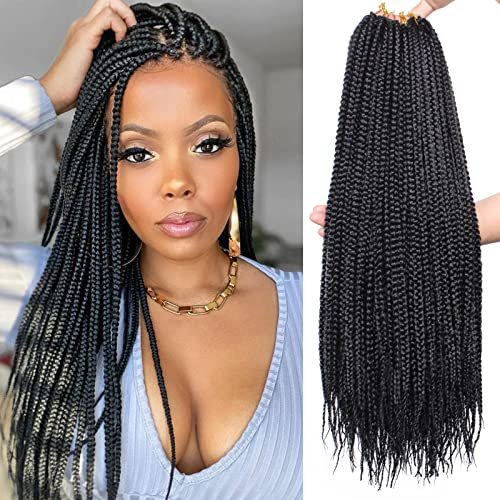Xtrend 8 Packs 18 Inch Box Braids Crochet Hair