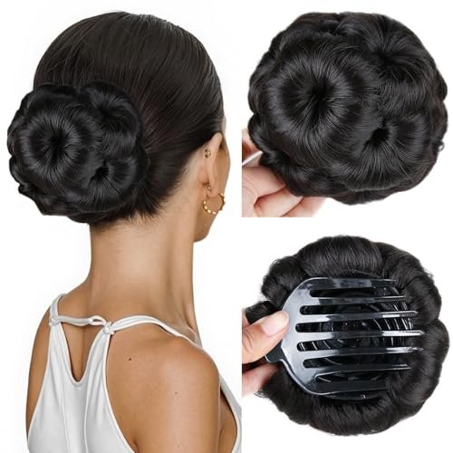 HANNE Hair Buns Hair Pieces for Women Synthetic Messy Bun