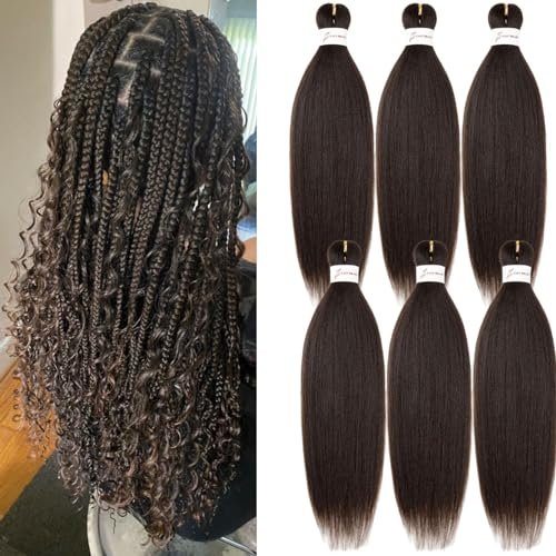 Braiding Hair, Braiding Hair Pre Stretched Menethe 24 Inch...