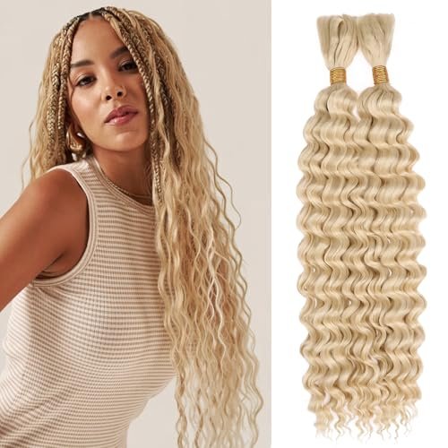 Leeven Curly Braiding Hair for Boho Braids Deep Water Wave