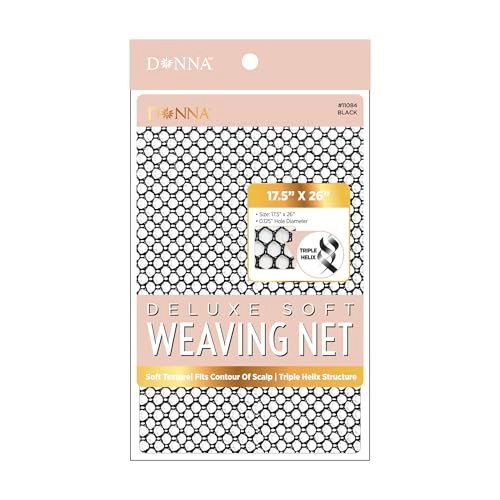 DONNA Deluxe Soft Weaving Net 17.5″ × 26″ Black