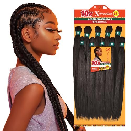 Sensationnel X-pression prestretched braiding hair - 10x 48...
