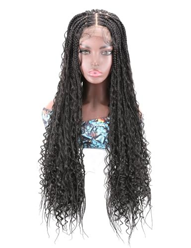 BEART 5X5 Lace Front Boho Braided Wigs for Black Women