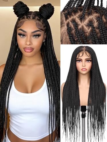HANNE Real Full Lace Braided Wigs for Black Women
