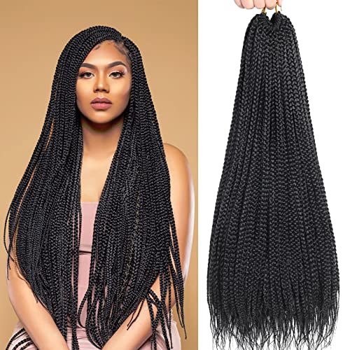 Box Braid Crochet Hair 24 Inch Crochet Braids by Chicmoi