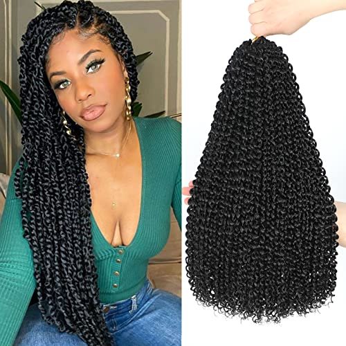 Dansama Passion Twist Hair Water Wave Crochet Braiding Hair