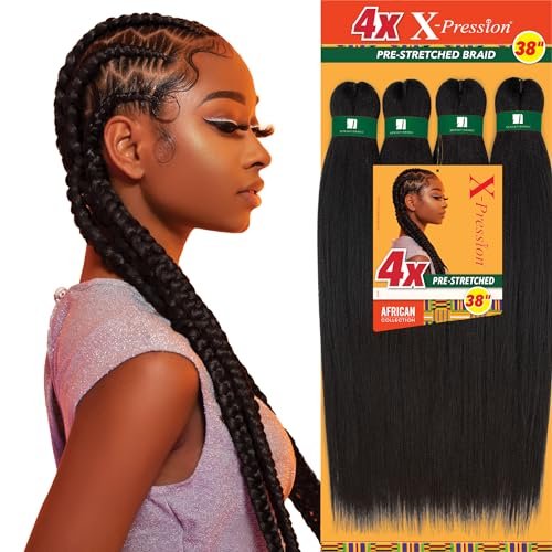 Sensationnel X-pression prestretched braiding hair - 4x 38...
