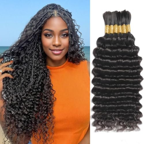 Boho Hair for Braiding 150g 6 Bundles/Pack 20-Inch Human...