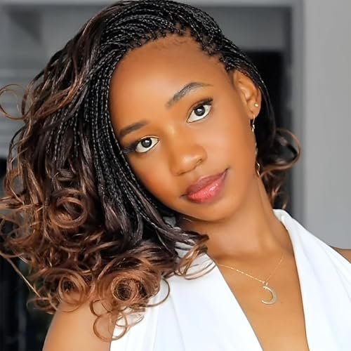 French Curl Braiding Hair 12Inch 8Packs French Curl Crochet...